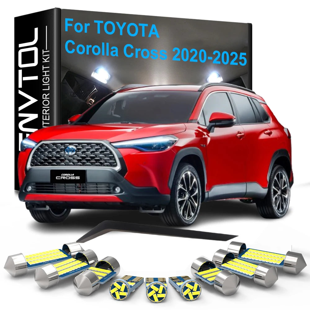 11-Piece LED Interior Light Kit for Toyota Corolla Cross - Canbus Error-Free Bulbs | AUTOKITSHOP