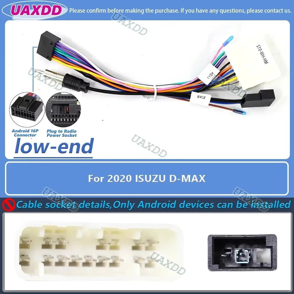For Isuzu qingling d-max d max dmax mu-7 Chevrolet oloradoradio adapter Car Android radio