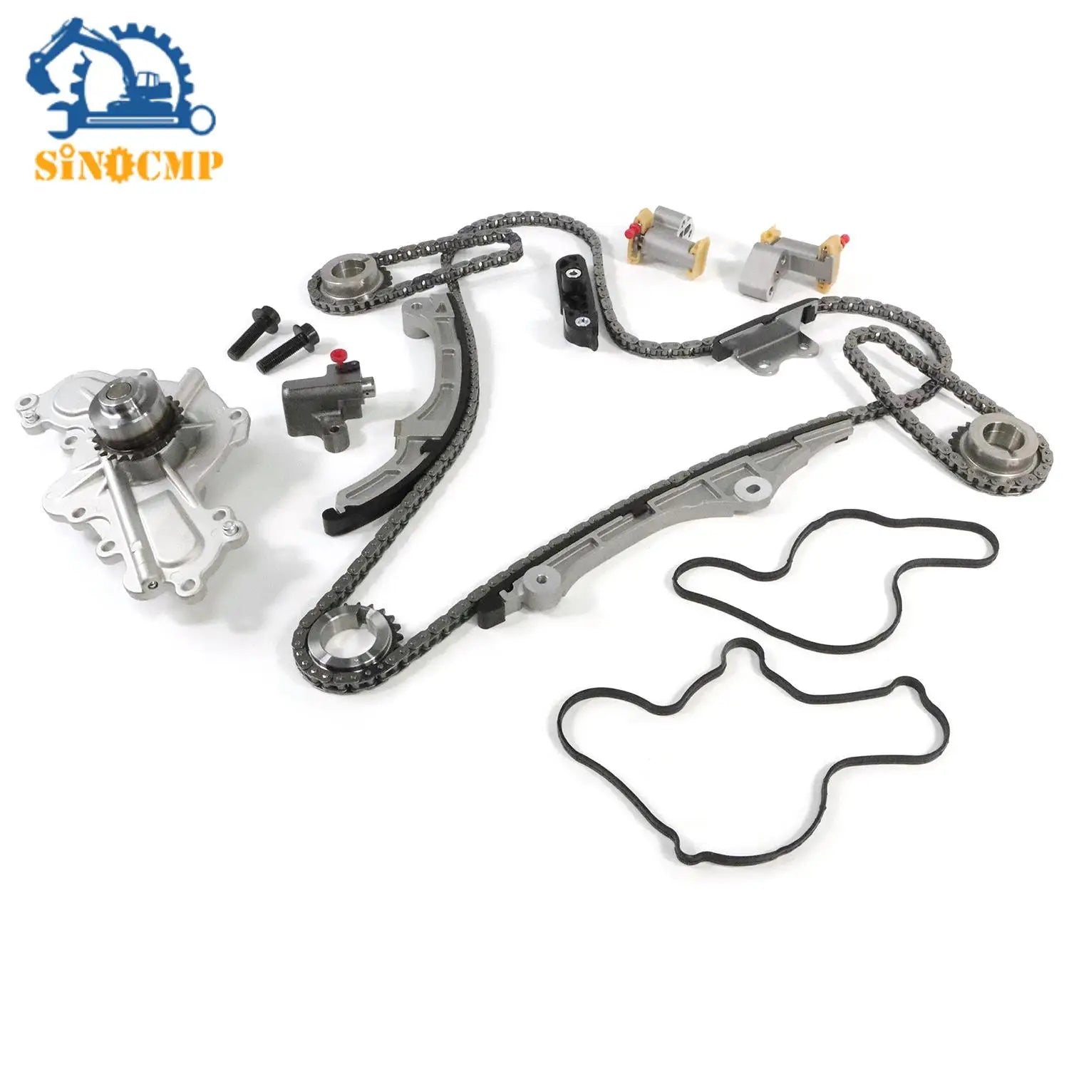 Timing Chain Kit with Water Pump 7T4Z-6268-CA 7T4Z-6K254-AA For 2007-2010 Ford Mercury Lin
