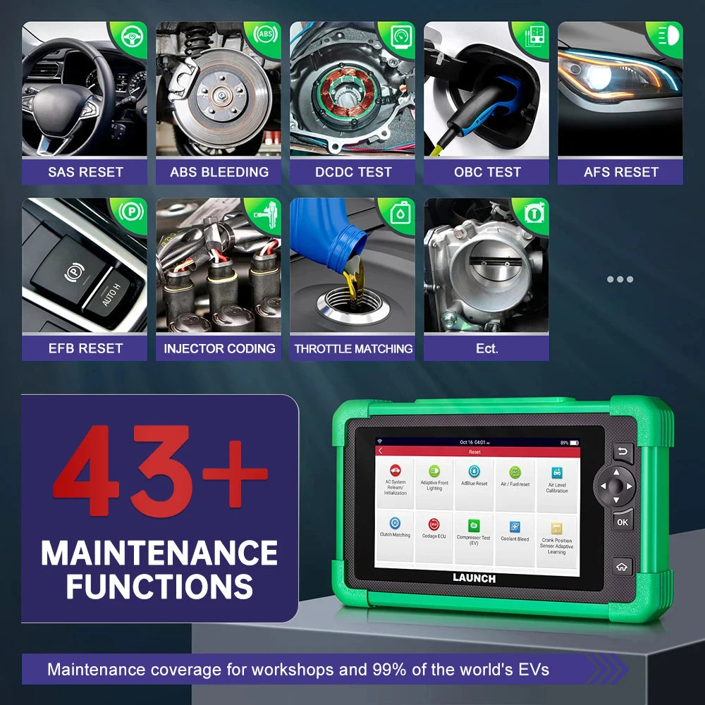 LAUNCH X431 CRP919 EV New Energy Car Diagnostic Tools CAN FD DOIP OBD Scanner All System 4 | AUTOKITSHOP