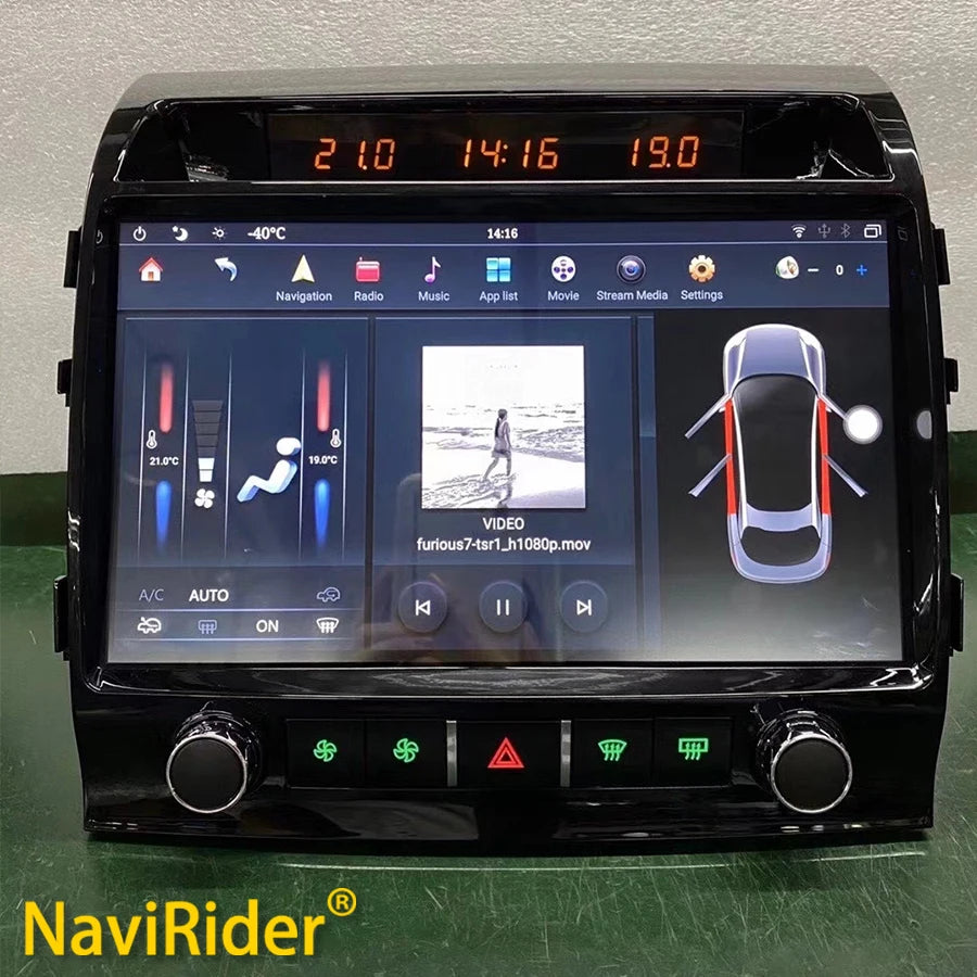 11.5inch For Toyota Land Cruiser 200 LC200 2008-2015 Car Radio Touch Screen Carplay GPS Vi