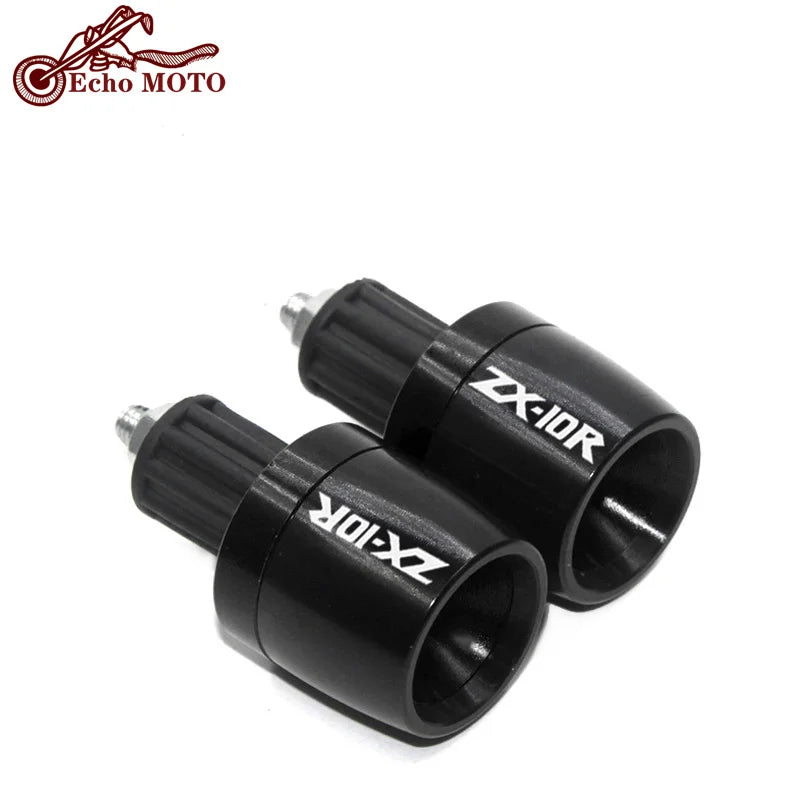 7/8" CNC Motorcycle Accessories Handlebars Bar Ends Grips Slider For Kawasaki ZX10R 2006 2007 20 - Automotive LED Light