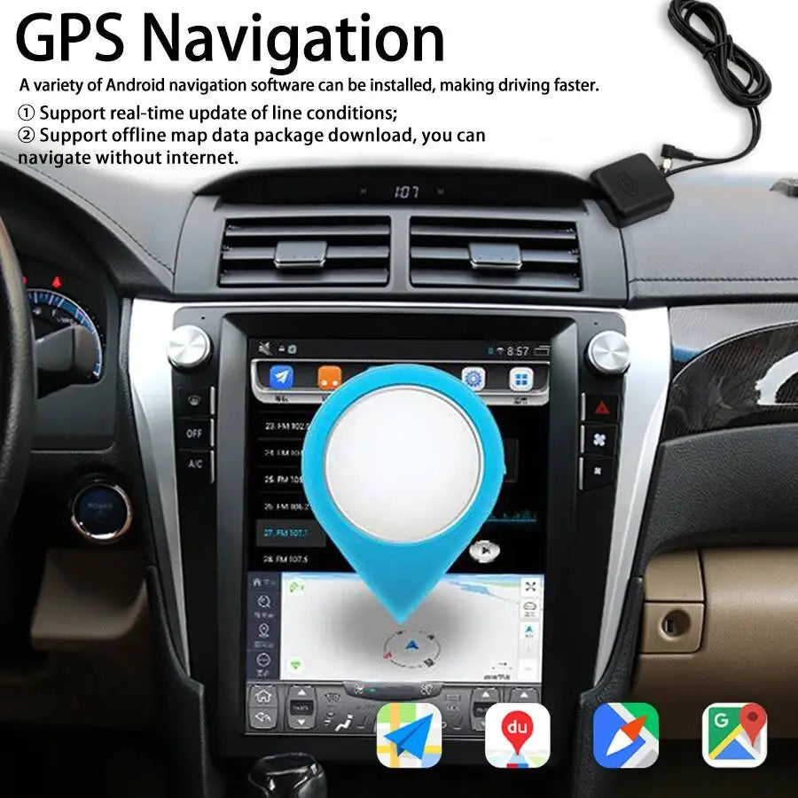For Toyota Camry 7 XV 50 55 2011 2012- 2014 12.1inch Car Radio Android Carplay Multimedia  | AUTOKITSHOP