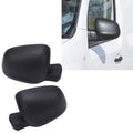 Car Rearview Mirror Cap Strong Protection Black Easy Install Wing Mirror Cover Cap for Kangoo 20 - Automotive LED Light