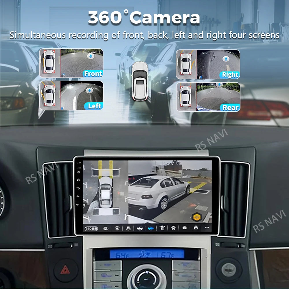 Android 16 For Hyundai Veracruz ix55 2006 -2015 2K QLED Android Car Radio Multimedia Video