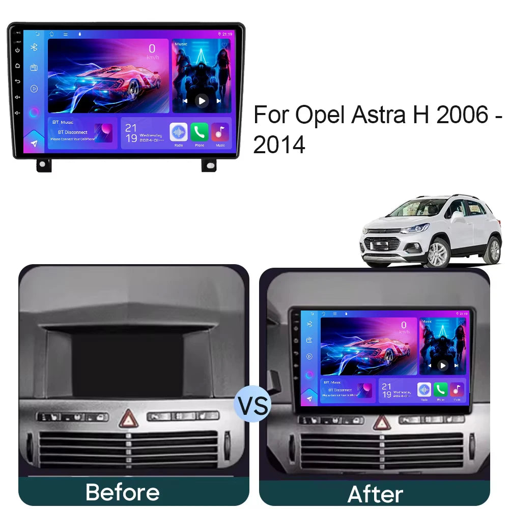 Android 16 For Opel Astra H 2006 2007 2008-2014 Car Radio Wireless Carplay Auto Multimedi  | AUTOKITSHOP