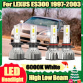 High Low Car LED Headlight Bulbs Canbus No error 6000K White Turbo HeadLamp For LEXUS ES30