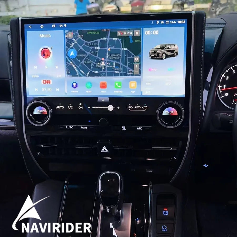 15.6inch Car Radio For Toyota Alphard 30 To 40 Series 2015-2020 Android14 Multimedia Video | AUTOKITSHOP