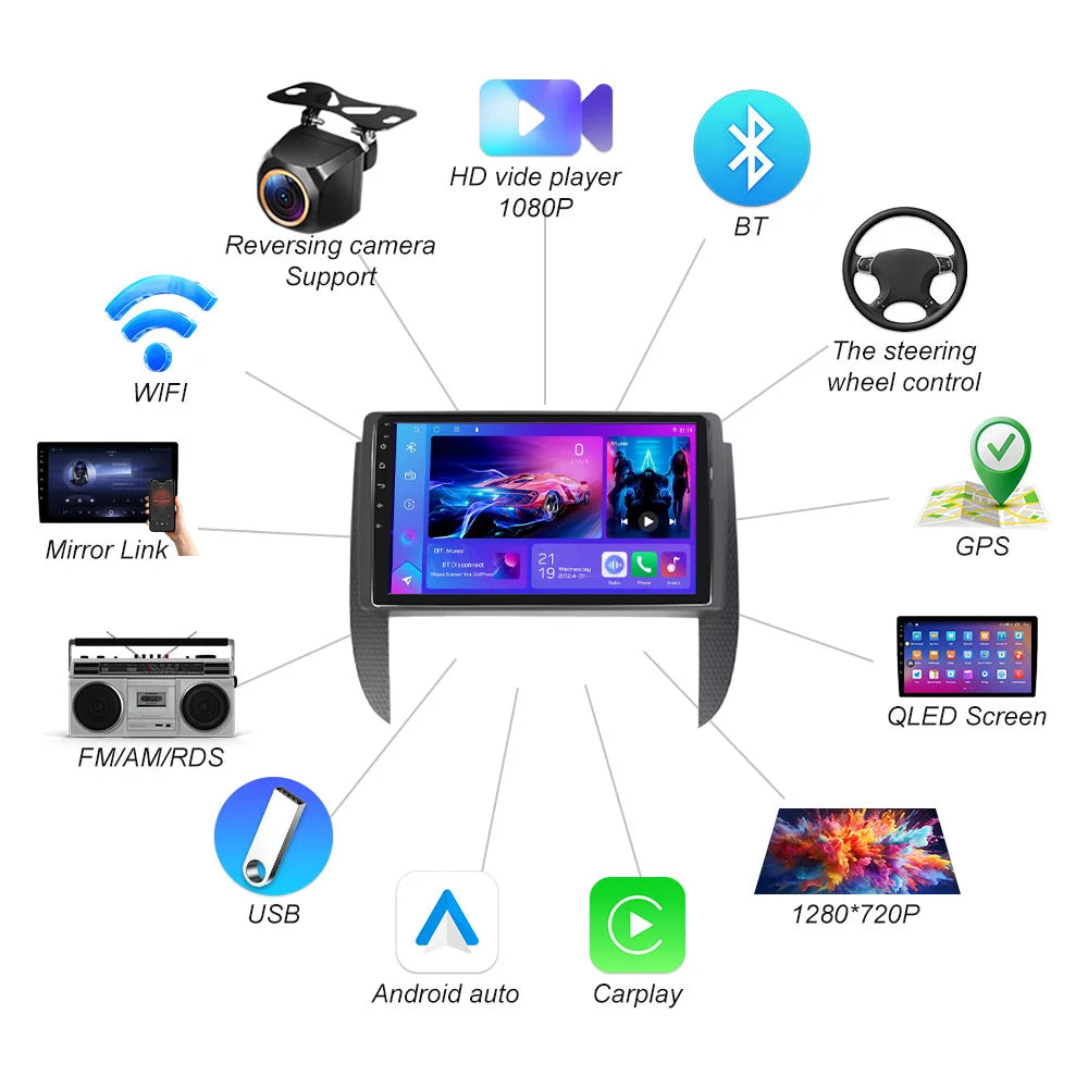 Android 16 For Chevrolet Aveo 2004-2010 Car Radio Gps Navigation Multimedia Player Carplay | AUTOKITSHOP