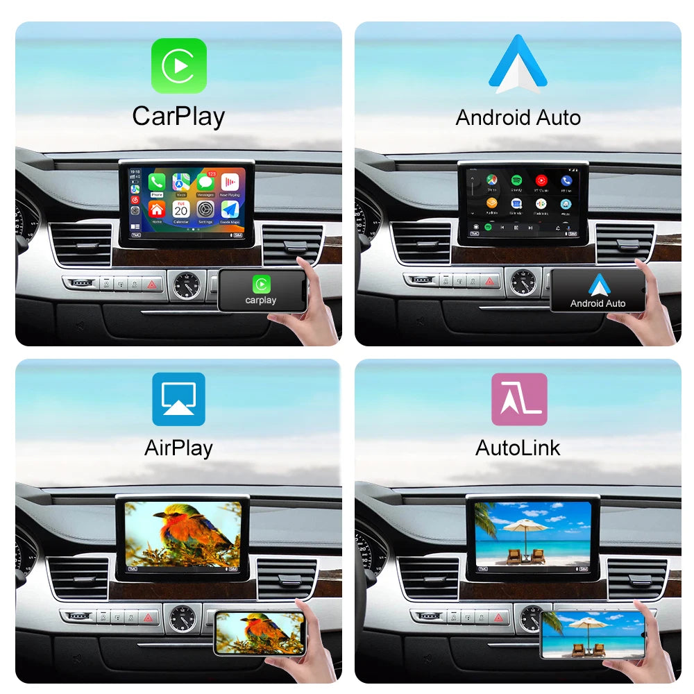 AUTOABC Wireless Carplay Android Auto For Audi Car A8 2011-2017 Interface Mirror Link Air  | AUTOKITSHOP
