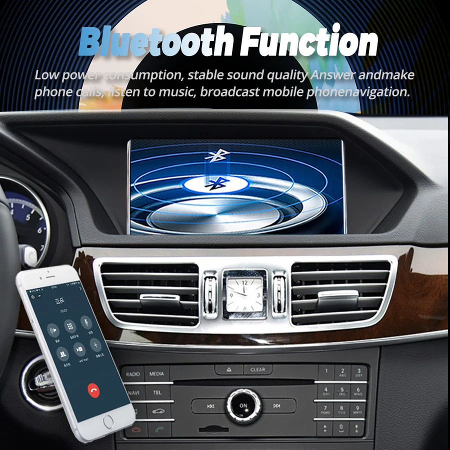 DSP BT Navi AHD Screen For Mercedes BENZ E Class W212 E200 E230 E260 E300 S212 W207 2015 C