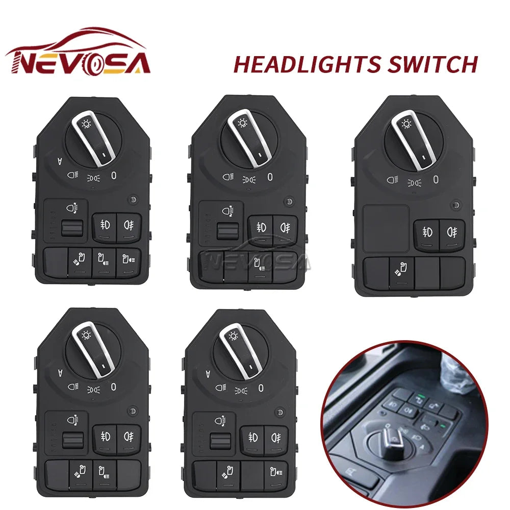 For SCANIA Truck P410 Euro 6 24V 6 Pins Headlight Switch Dimmer Switch Knob Control Switch Headl - Automotive LED Light