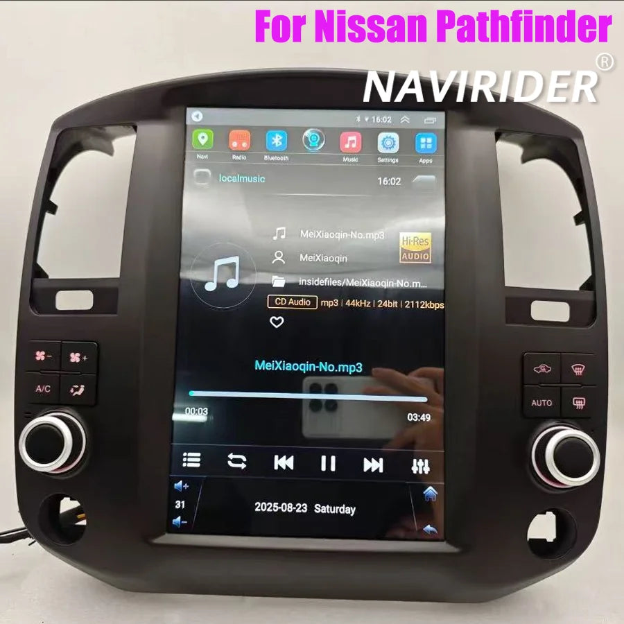 12.8" Android 15 Auto Radio For Nissan Navara D40 Nissan Pathfinder R51 2008-2015 Car Mult | AUTOKITSHOP