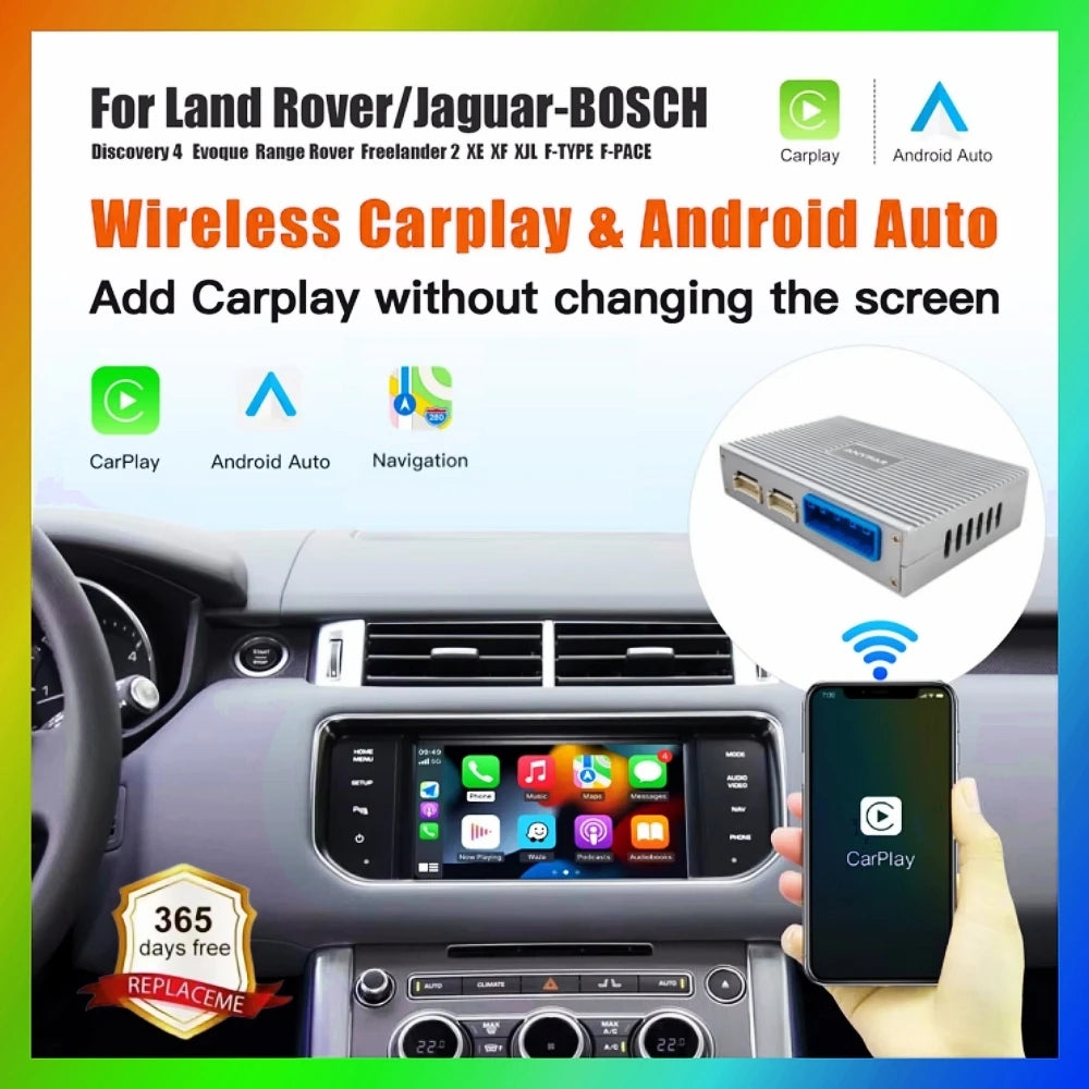 Android Auto Wireless Carplay For Land Rover/Jaguar/Range Rover/Evoque/Discovery 2012-2016 | AUTOKITSHOP