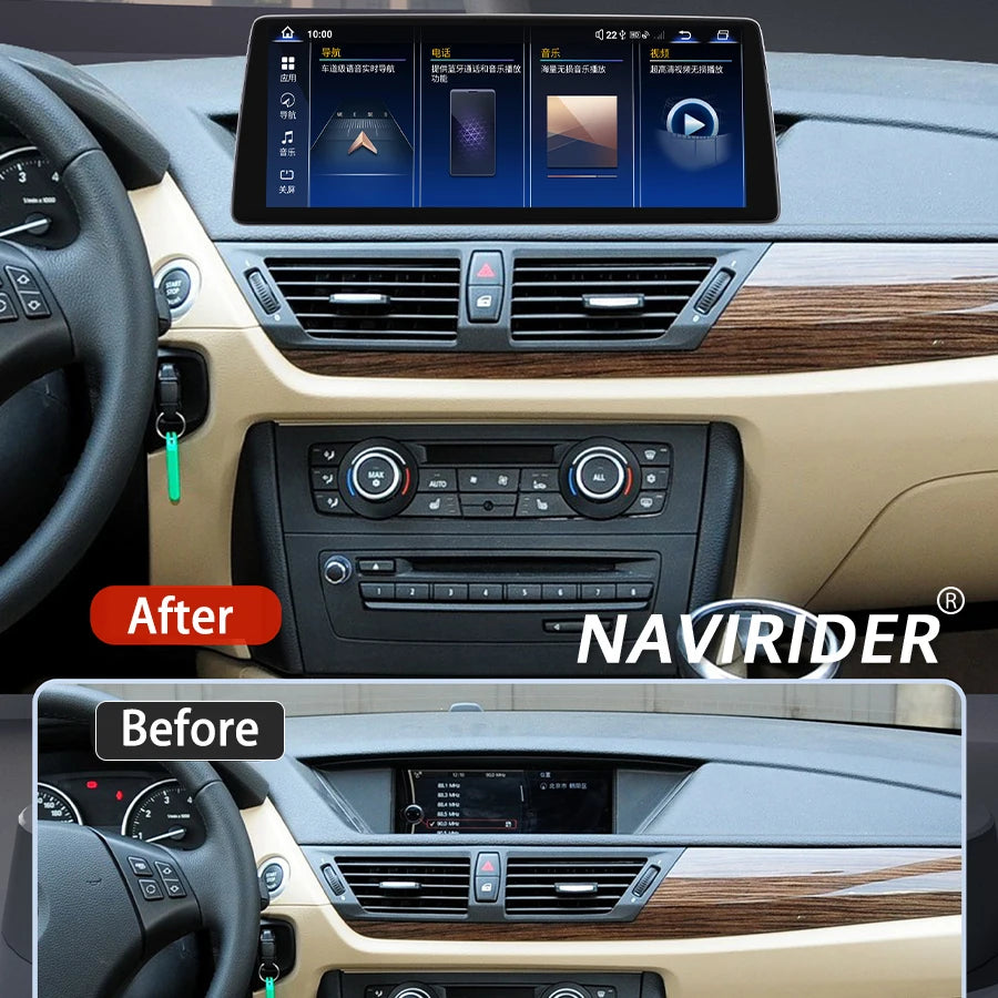 DSP Screen Navi GPS Auto Radio For BMW X1 E84 2010-2015 12.8inch Android 14 CarPlay 256GB