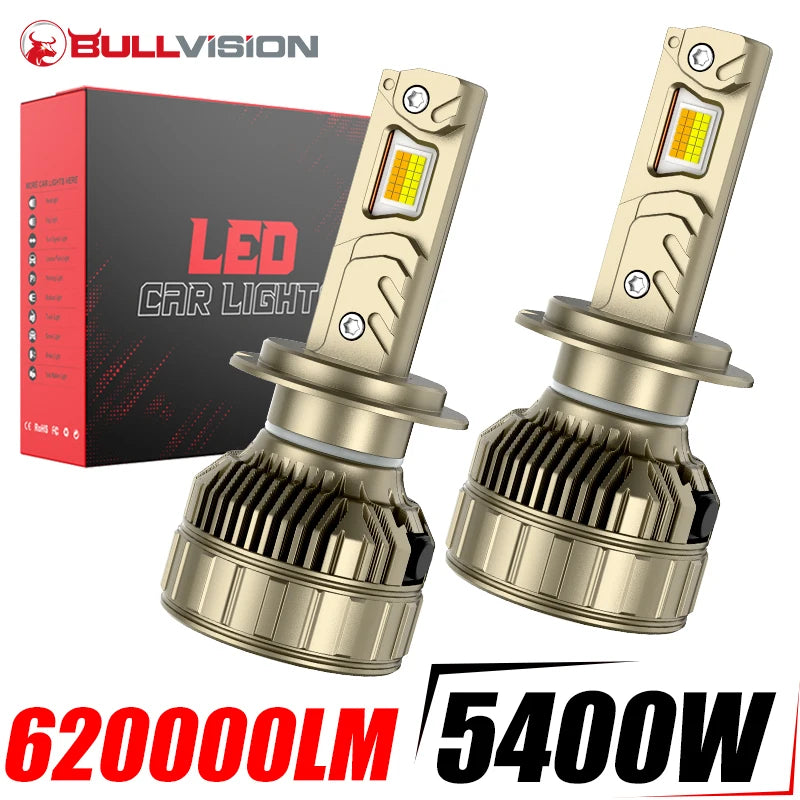3IN1 Color H4 Led Canbus 3000K 4300K 6000K H7 H3 H1 H8 H9 H11 9005 HB3 9006 HB4 9012 HIR2