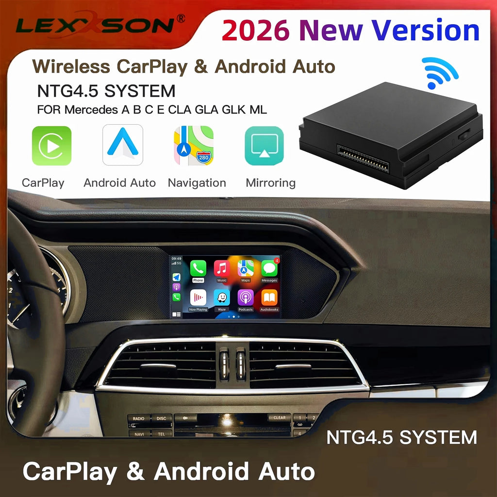 Wireless Carplay Suitable For Mercedes Benz A B C E CLA GLA GLK ML Sprinter NTG4.5 Becker  | AUTOKITSHOP