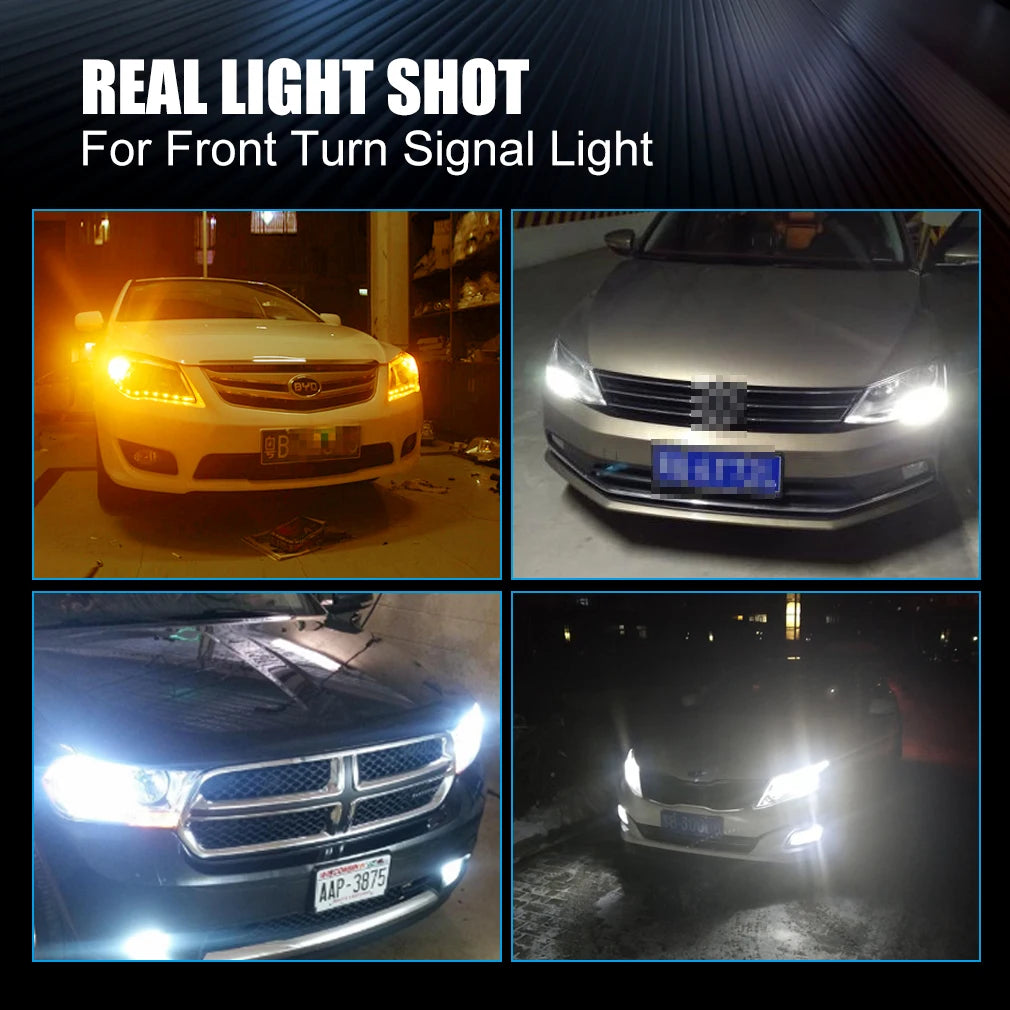 Canbus PW24W PWY24W LED Bulbs 3014 LED 30SMD DRL Fog Lamps For Audi BMW Volkswagen Turn Si