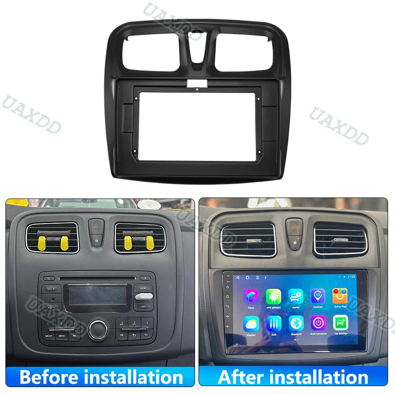 For RENAULT SANDERO LOGAN 9 10.1 Inch Car DVD Radio Android Host Speaker Decoder MP3 MP5 F