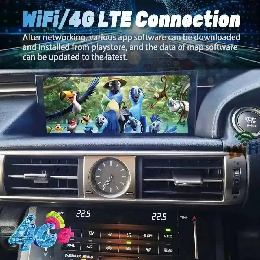 For Lexus IS RC 200 250 300 350 200t 300h 2013-2017 Car Radio Android Screen Auto Stereo M