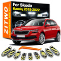 ZITWO 9Pcs Canbus LED Interior Indoor Reading Dome Trunk Light Kit For Skoda Kamiq 2019 2020 202 - Canbus LED Car Light