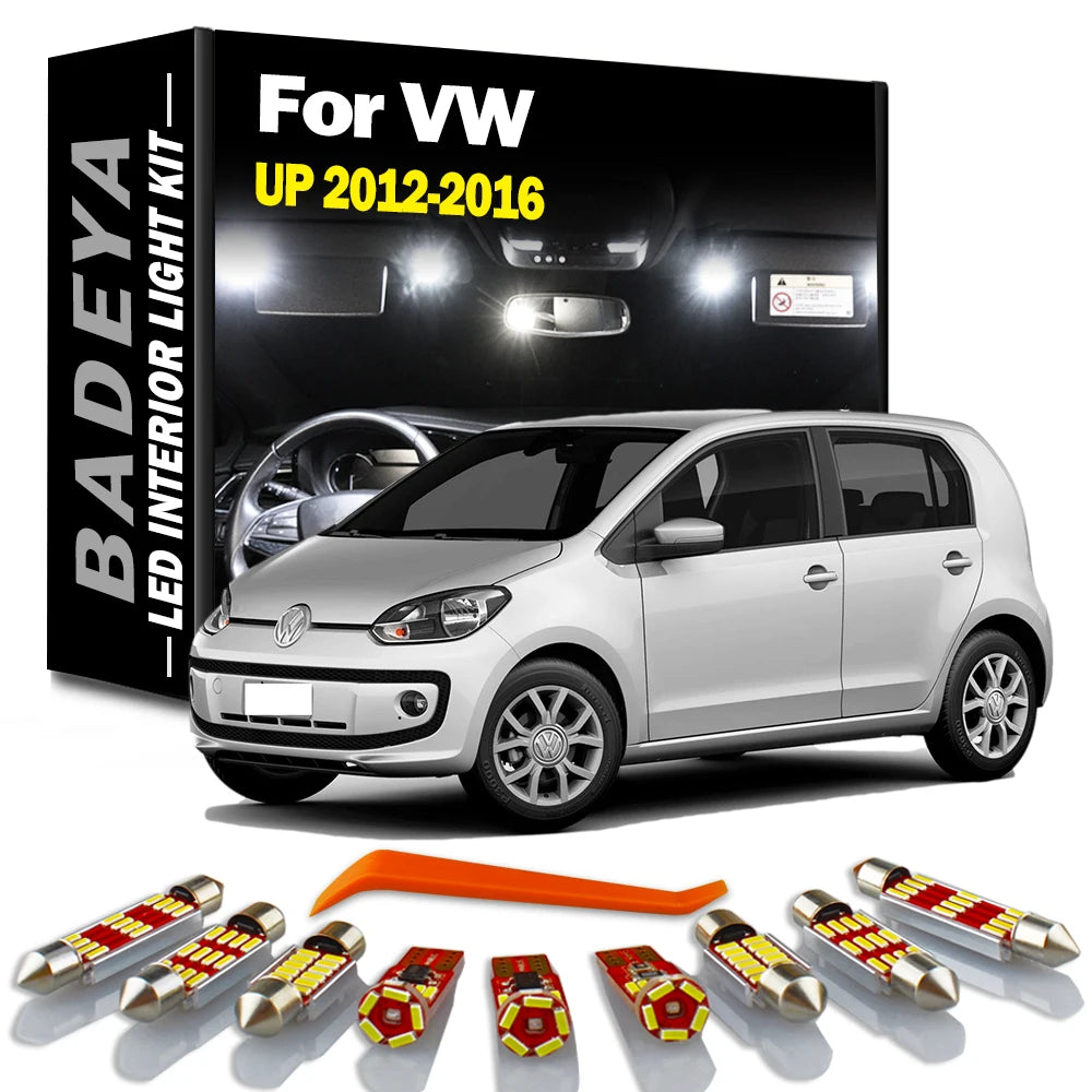 6-Piece LED Interior Light Kit for Volkswagen - Canbus Error-Free Interior Bulbs