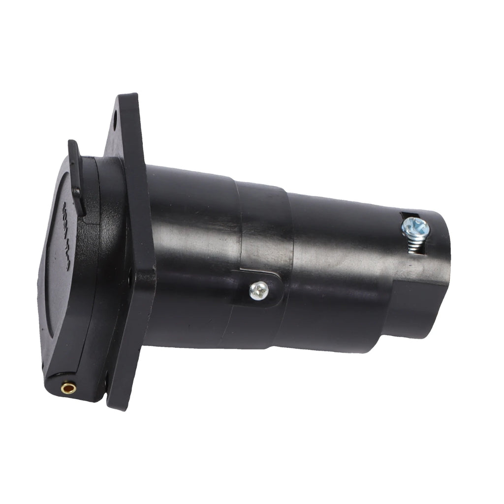 SINOCMP 12V 7 Pin Round Trailer Plug 7 Way Socket Adapter Wiring Connector Automotive Exte