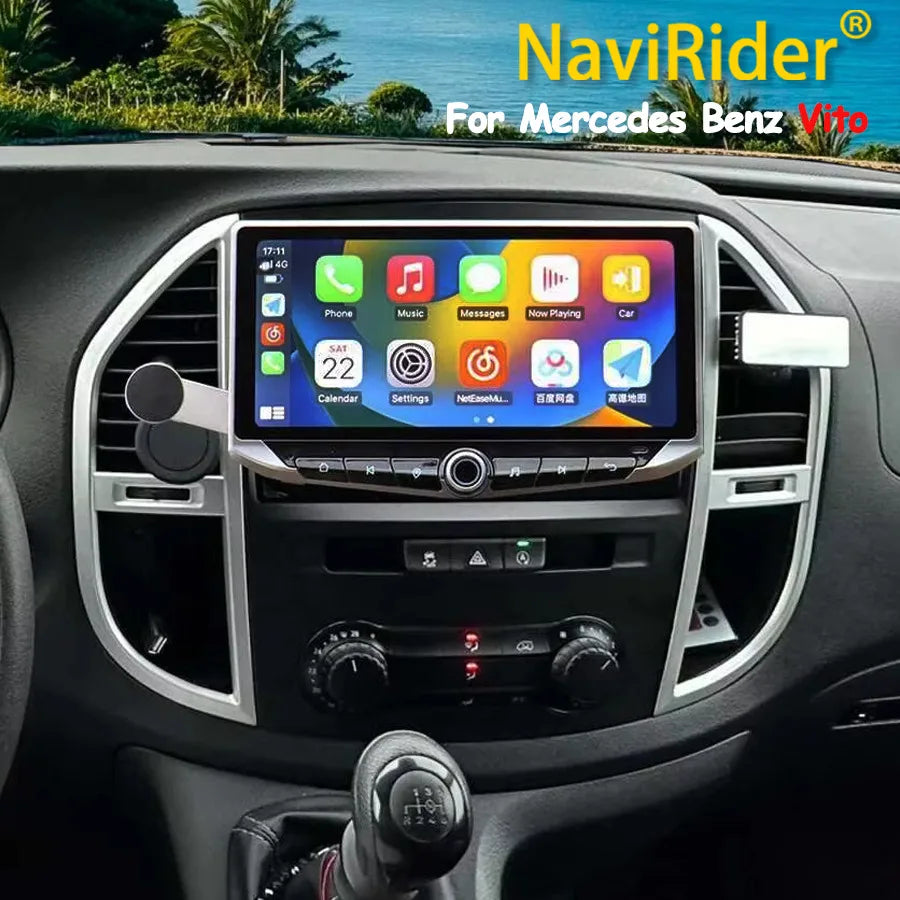 10.88inch Android Auto Radio 2 Din Qled Screen For Mercedes Benz Vito W447 2014-2021 Car R | AUTOKITSHOP
