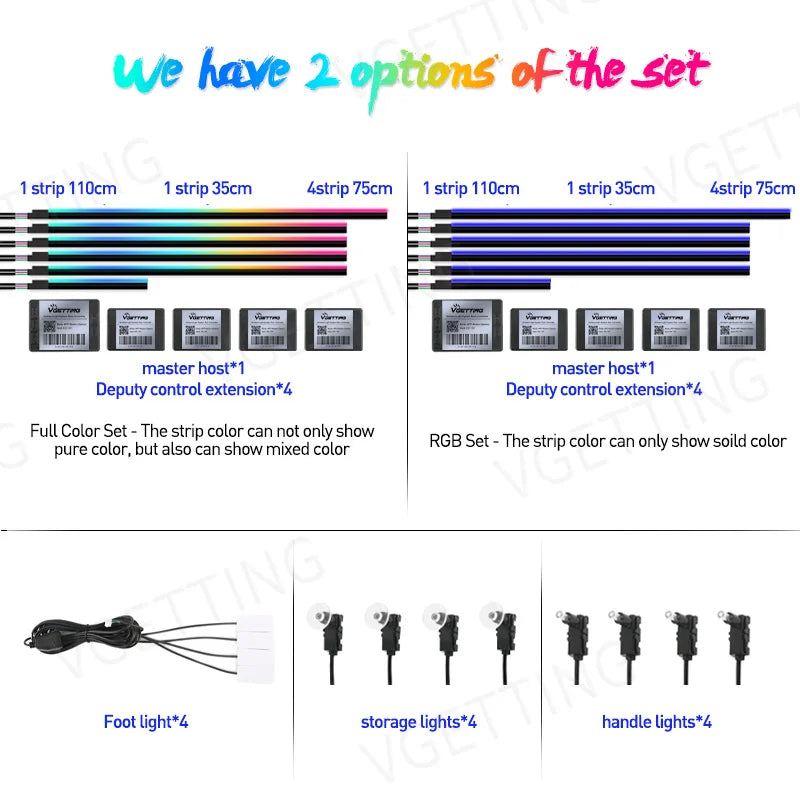 64 Color - Ambient Light - Car Interior Lighting | AUTOKITSHOP