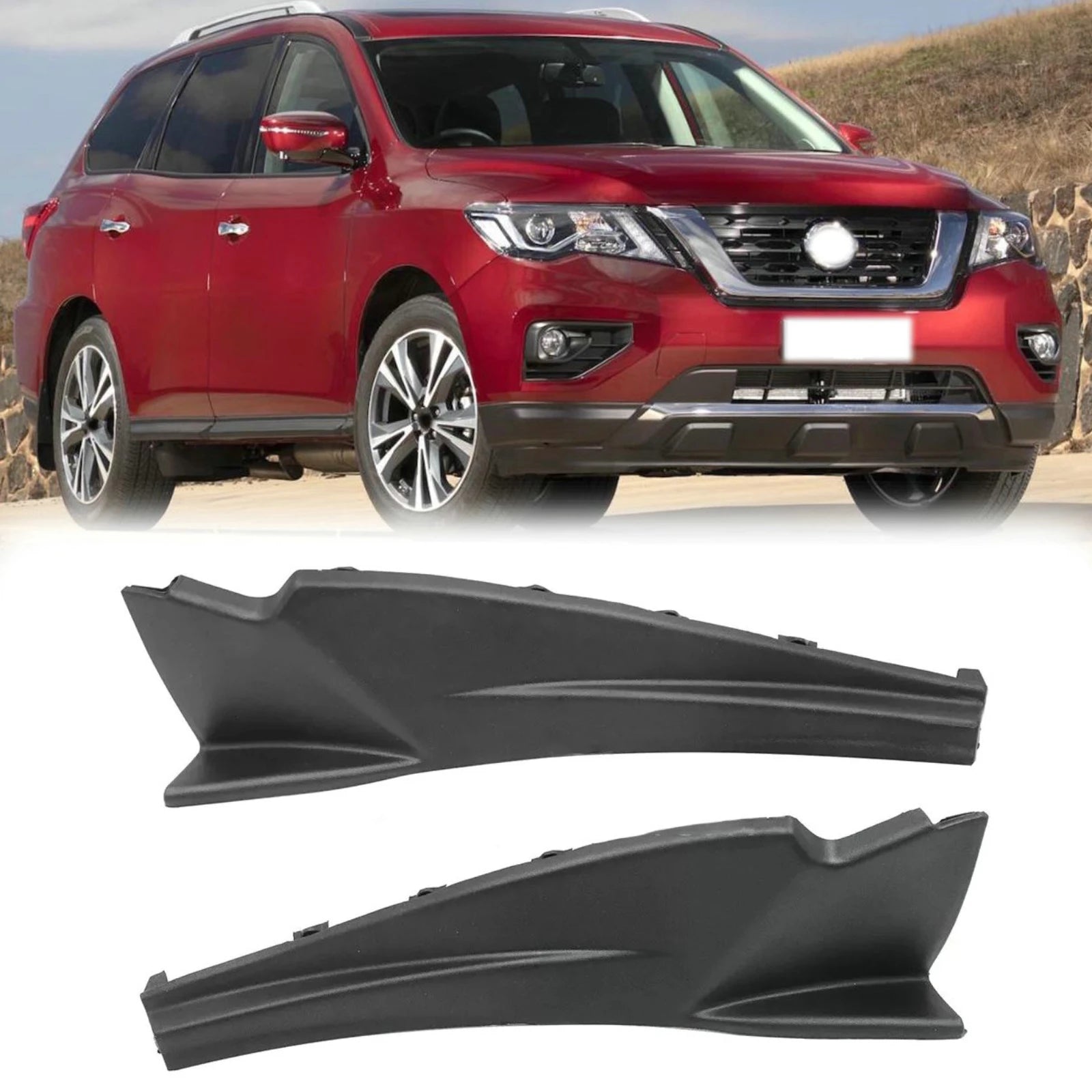 SINOCMP Wiper Cowl Extension Trim 66895-3KA0A For Nissan Pathfinder 2013-2020 Automotive E