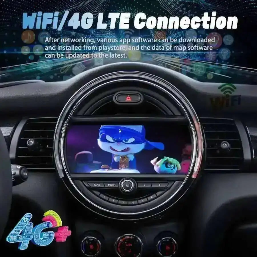 Car GPS Multimedia Player Stereo Navigation Android Auto Carplay For BMW Mini One 2017 F55 | AUTOKITSHOP