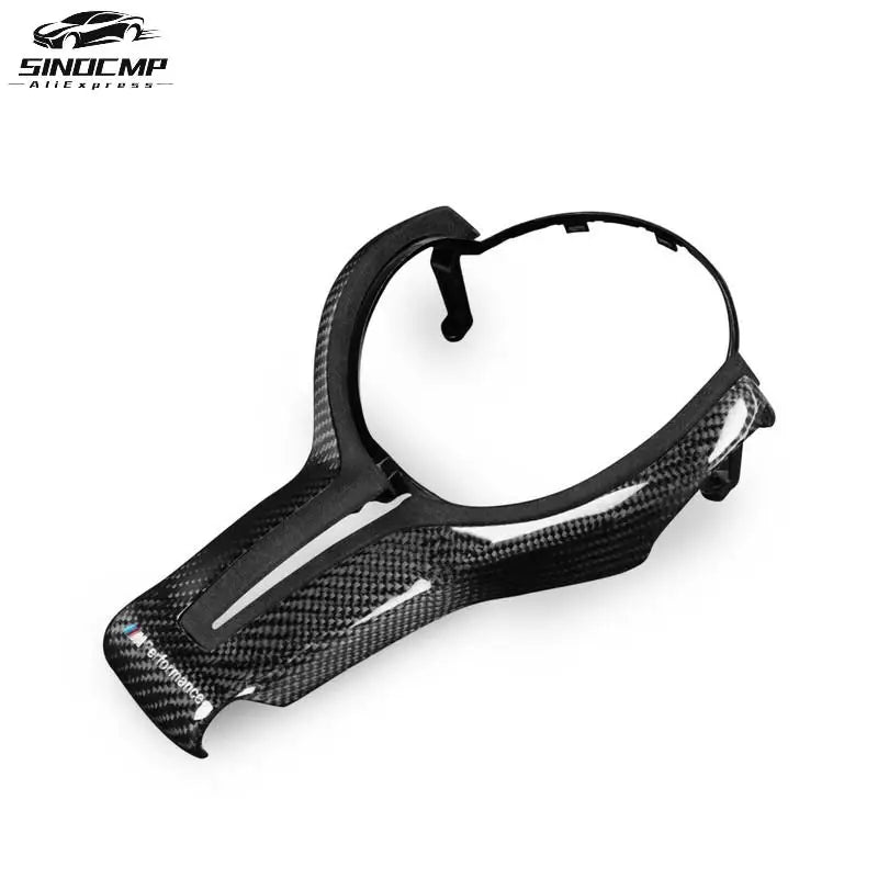 Suede Carbon Fiber Steering Wheel Trim Replace For BMW M2 M3 M4 M5 M6 X5M F06 F12 F13 Car