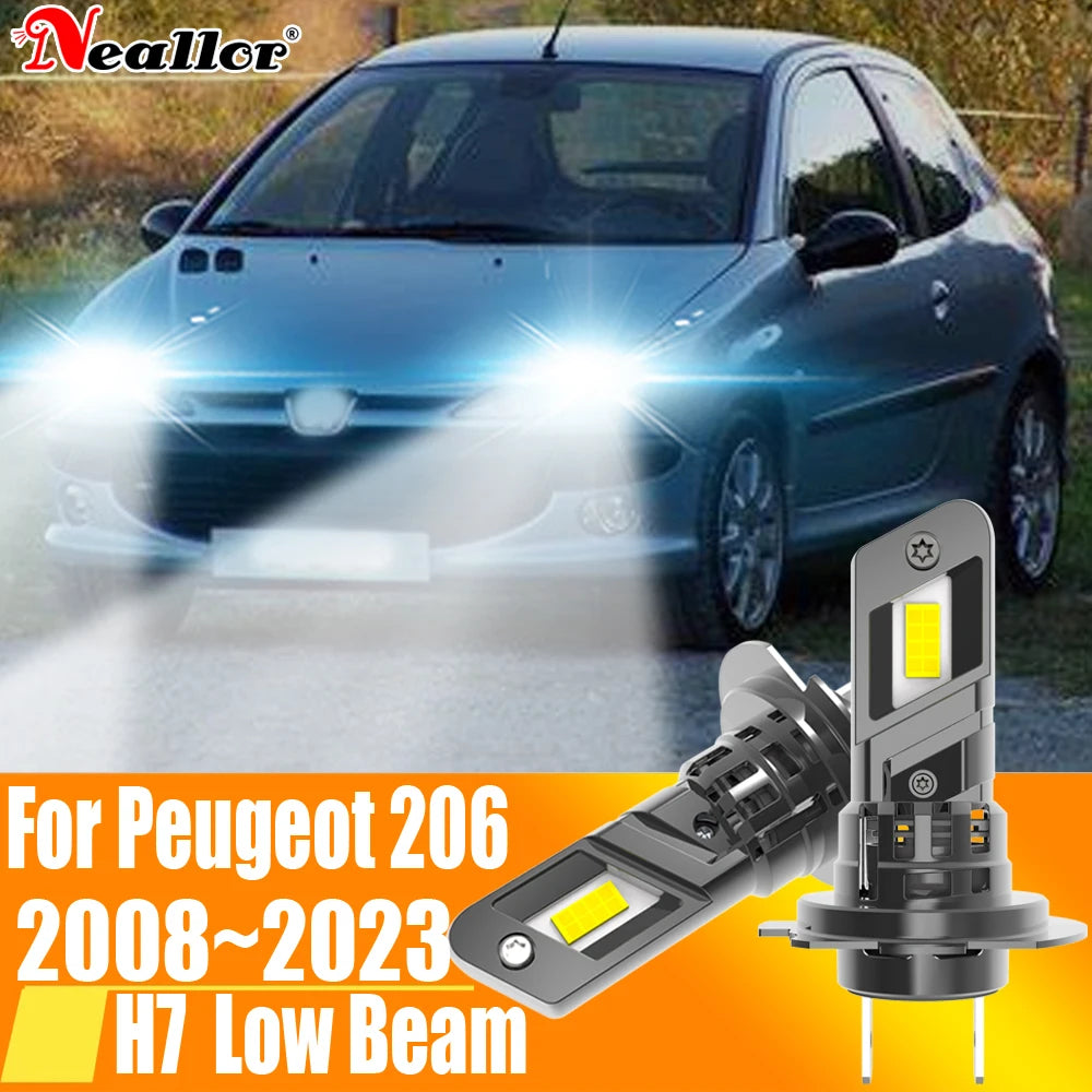 2x High Power H7 Led Headlight Canbus No Error H18 Car Bulb 6000K White Light Moto Diode L