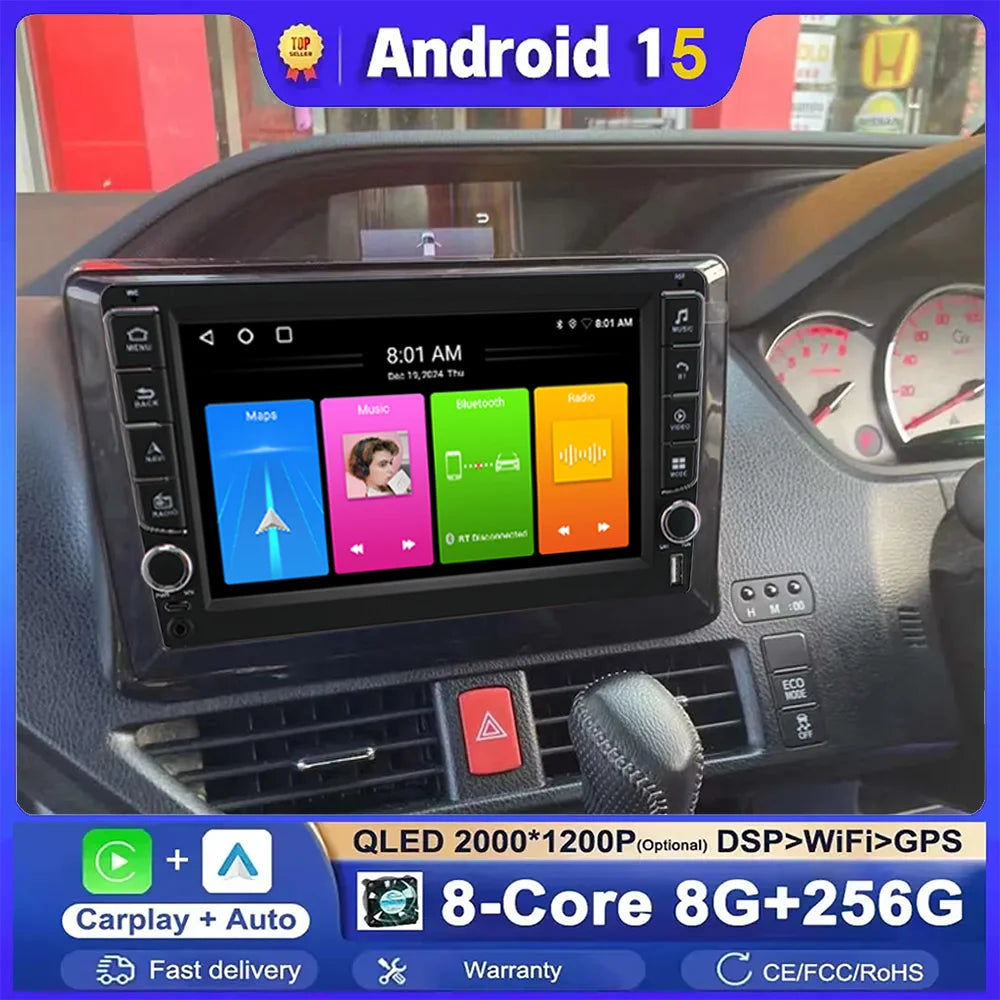 Android 15 For TOYOTA NOAH 2014-2017 CarPlay Android Radio Multimedia Player GPS Navigatio | AUTOKITSHOP