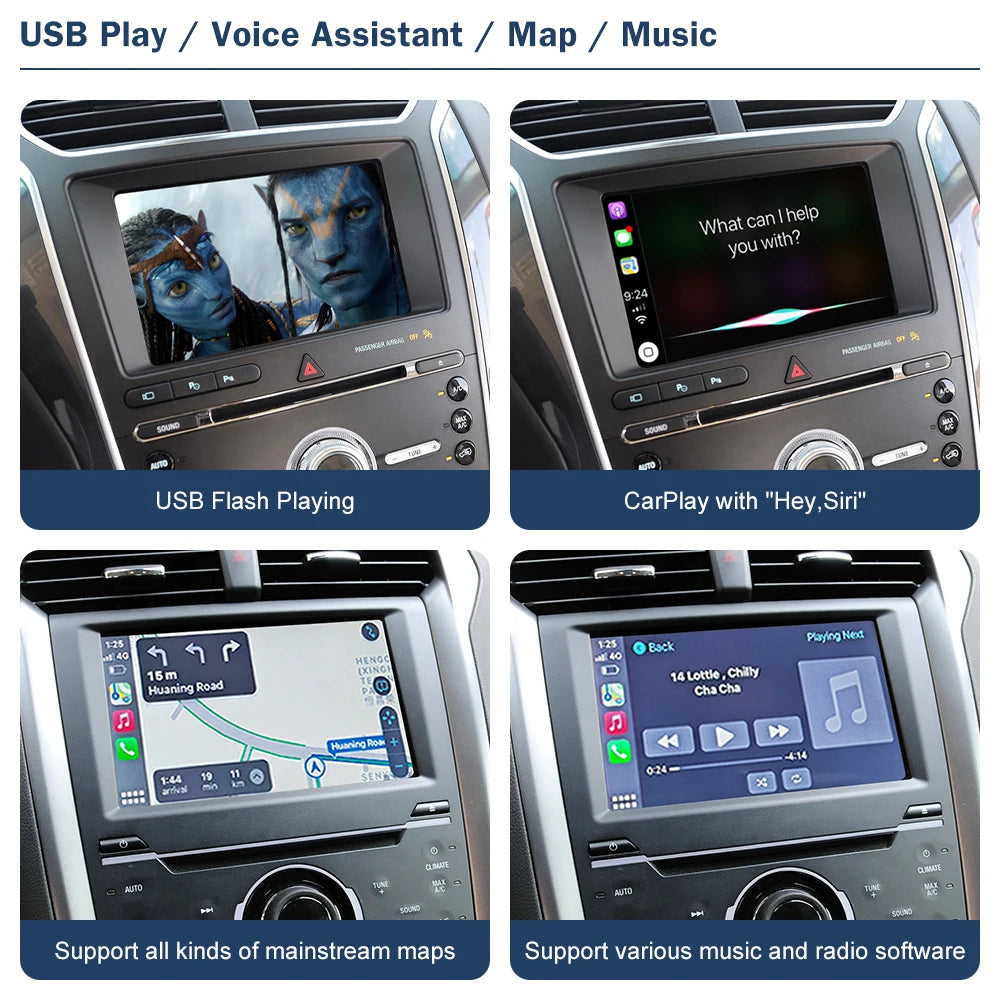 CNRoad Top Decoder Box Wireless CarPlay for Ford Explorer Fusion Mondeo Sync2 With Android | AUTOKITSHOP