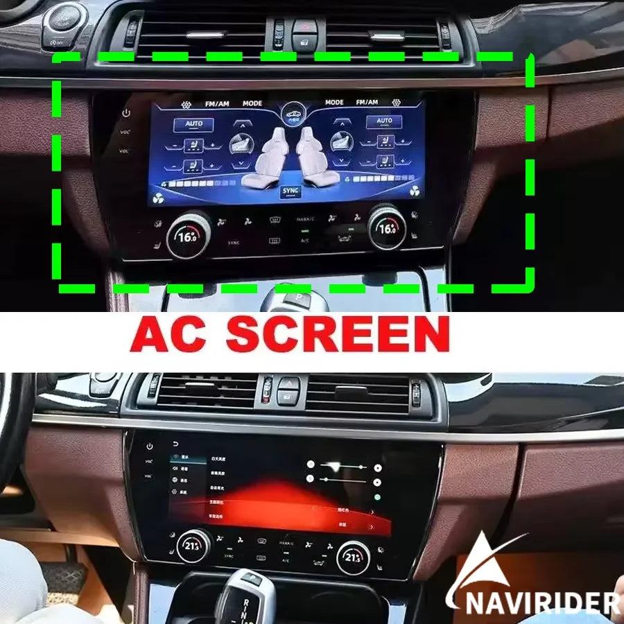 10.25 Inch Car Air Conditioning HD Large Screen For BMW 5 Series F10 F11 F18 2011-2017 LCD