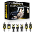 LED Interior Light Kit for HYUNDAI HB20 - Canbus Error-Free Interior Bulbs