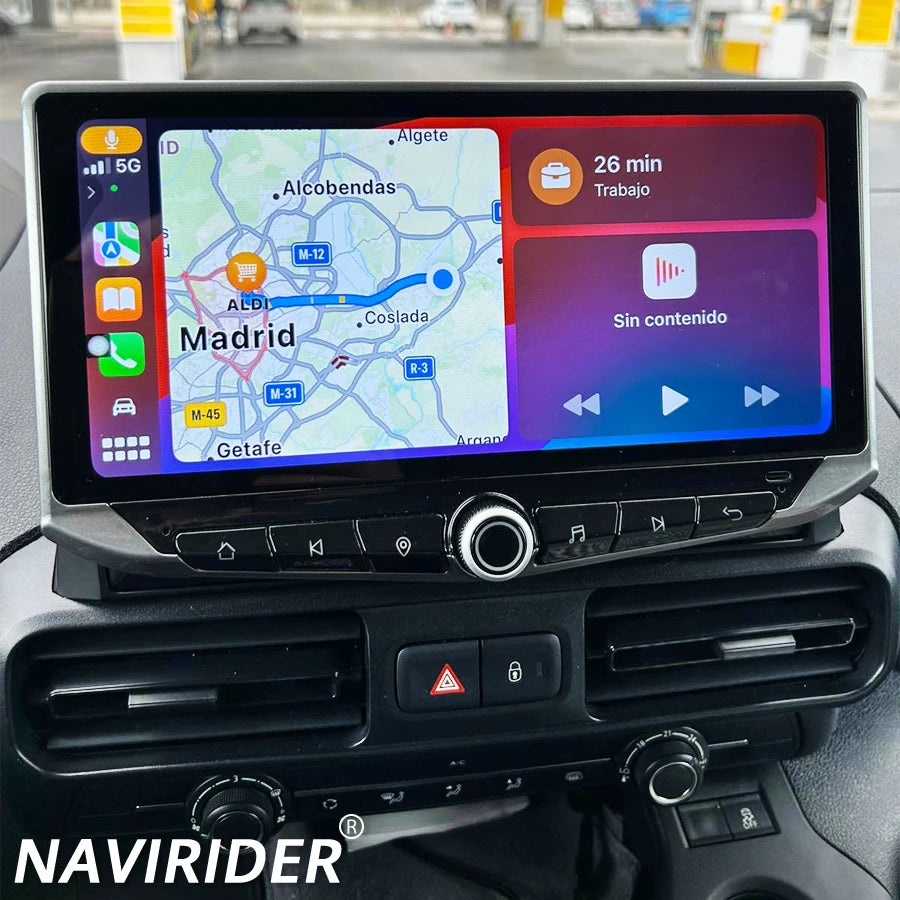 Android Carplay For Citroen Berlingo Peugeot Partner Rifter Opel Combo 2008-2022 GPS Autor