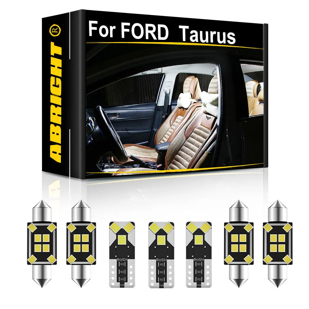 ABRIGHT Car Interior LED Light Canbus For FORD Taurus 1986 1989 1991 1994 1999 2001 2003 2