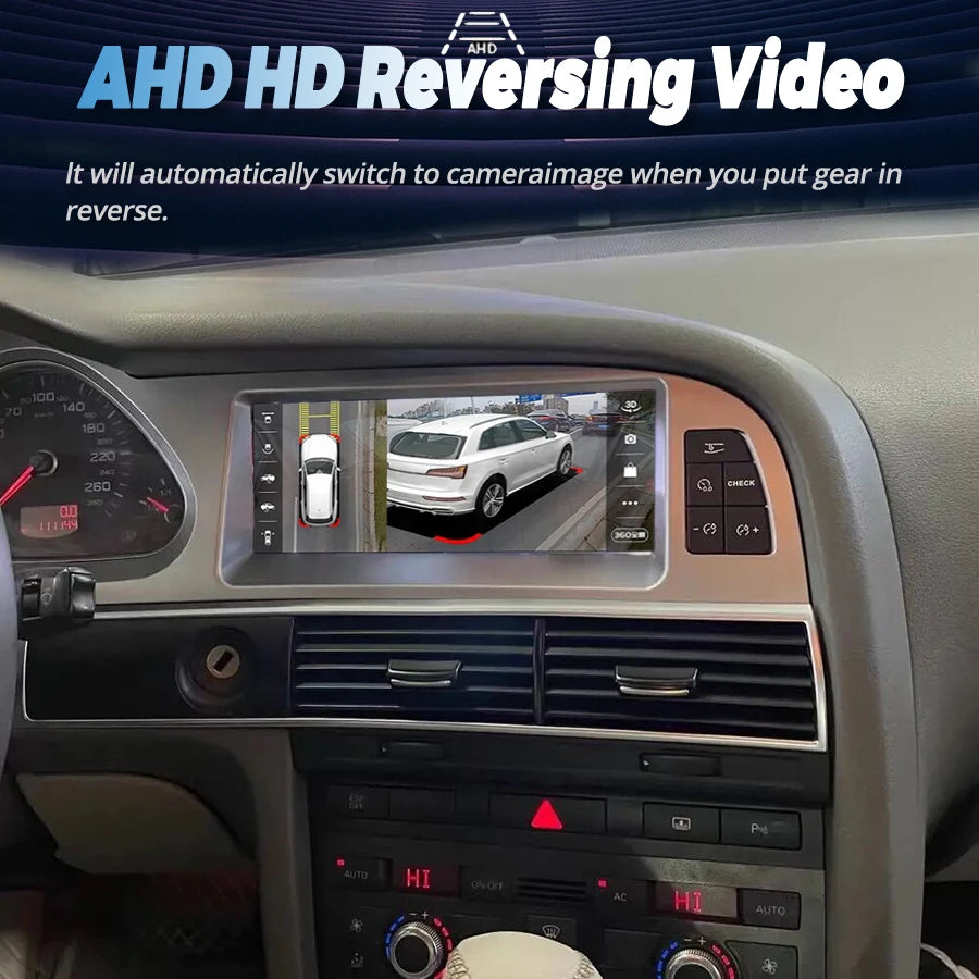 Android 13 Car Auto Multimedia Video Player For Audi A6 AL6 A7 2005-2011 8.8Inch Qled Scre