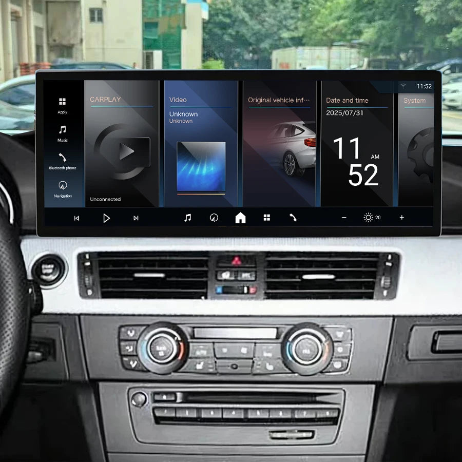 For BMW 3 Series 5 Series E90 E91 E92 E93 E60 E61 2010-2012 Radio Android Auto Car Multime