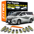ZITWO Car Accessories LED Bulb Interior Reading Door Light Kit For Toyota Alphar for Toyota 2003-2021 - Canbus LED Car L