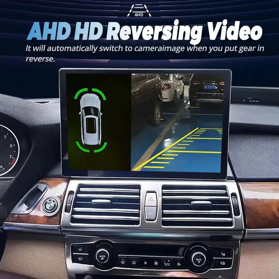 13.3inch Android 14 Carplay Auto Car Multimedia Player For Bmw X5 E70 X6 E71 CCC CIC Autor