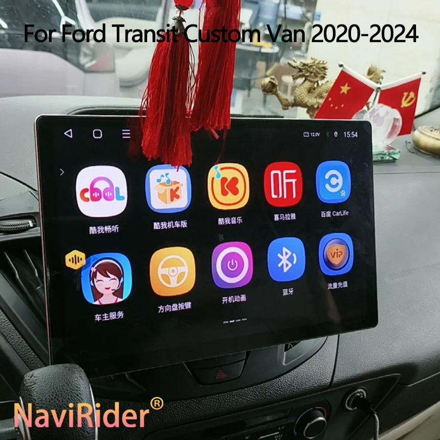 13.3 inch Android Car Stereo for Ford Transit Custom Van 2020-2024 Carplay Android Auto GP