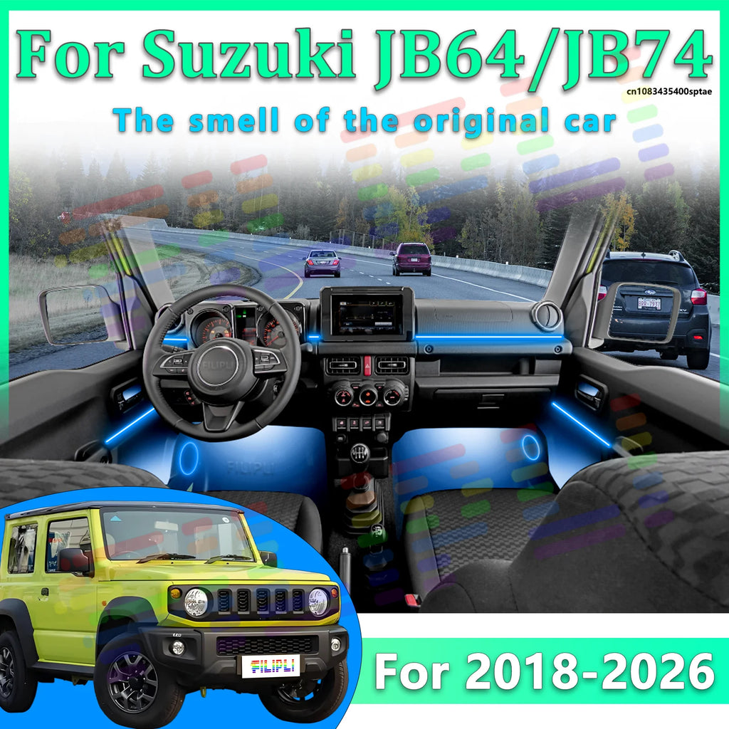 64 RGB - Neon Strip - for Suzuki JB64 - App Control - Car Interior Lighting | AUTOKITSHOP
