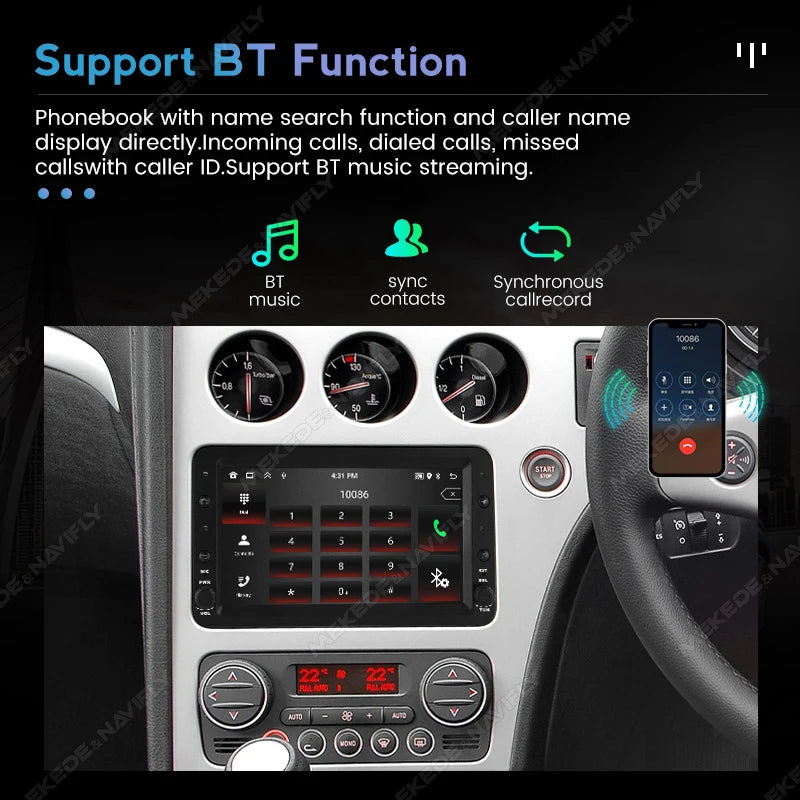 Android 15 Car Radio For Alfa Romeo 159 Spider Brera Sportwagon Multimedia Player GPS Navi