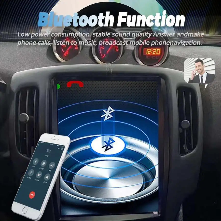 12.1inch Android 13 Screen Radio 2din For Nissan 370z GPS Carplay Car Multimedia WiFi 4G B | AUTOKITSHOP
