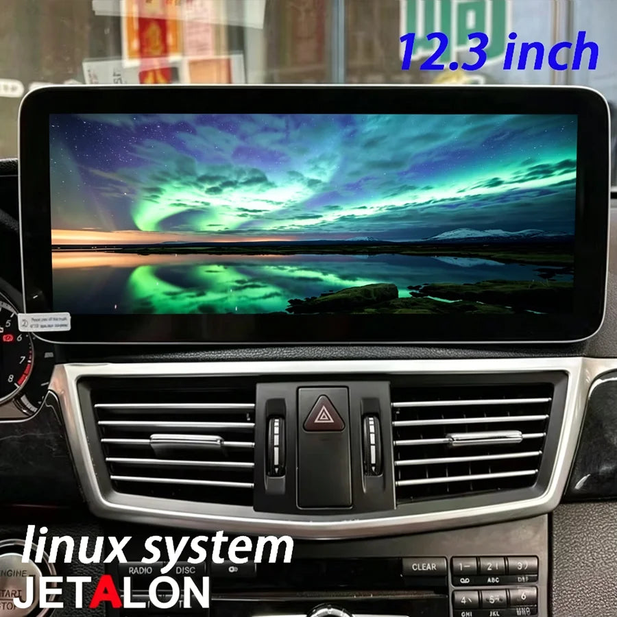 12.3 Inch Carplay & Android Auto Car Stereo Linux System GPS Multimedia Video Player for M