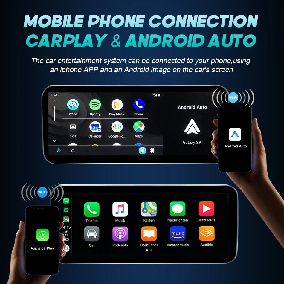 12.3 Inch Car Radio Carplay For BMW X3 F25 X4 F26 2010-2018 Android 14 Auto Multimedia Mon