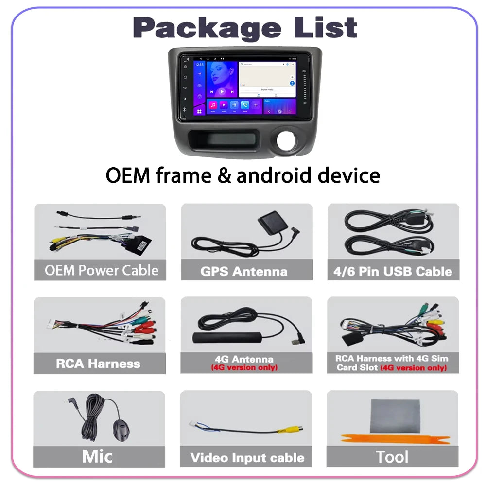 For Toyota Vitz XP10 Yaris Platz Echo 1999 2000 2001 - 2005 Android 16 Multimedia Video Pl